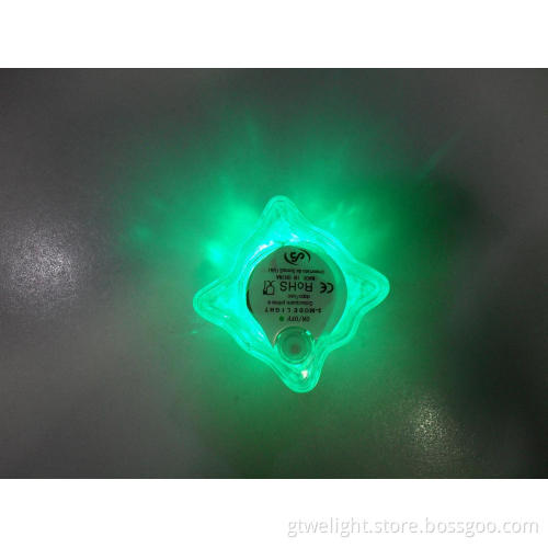 Green Light Batteries Replaced LED Ice Cube for Drink